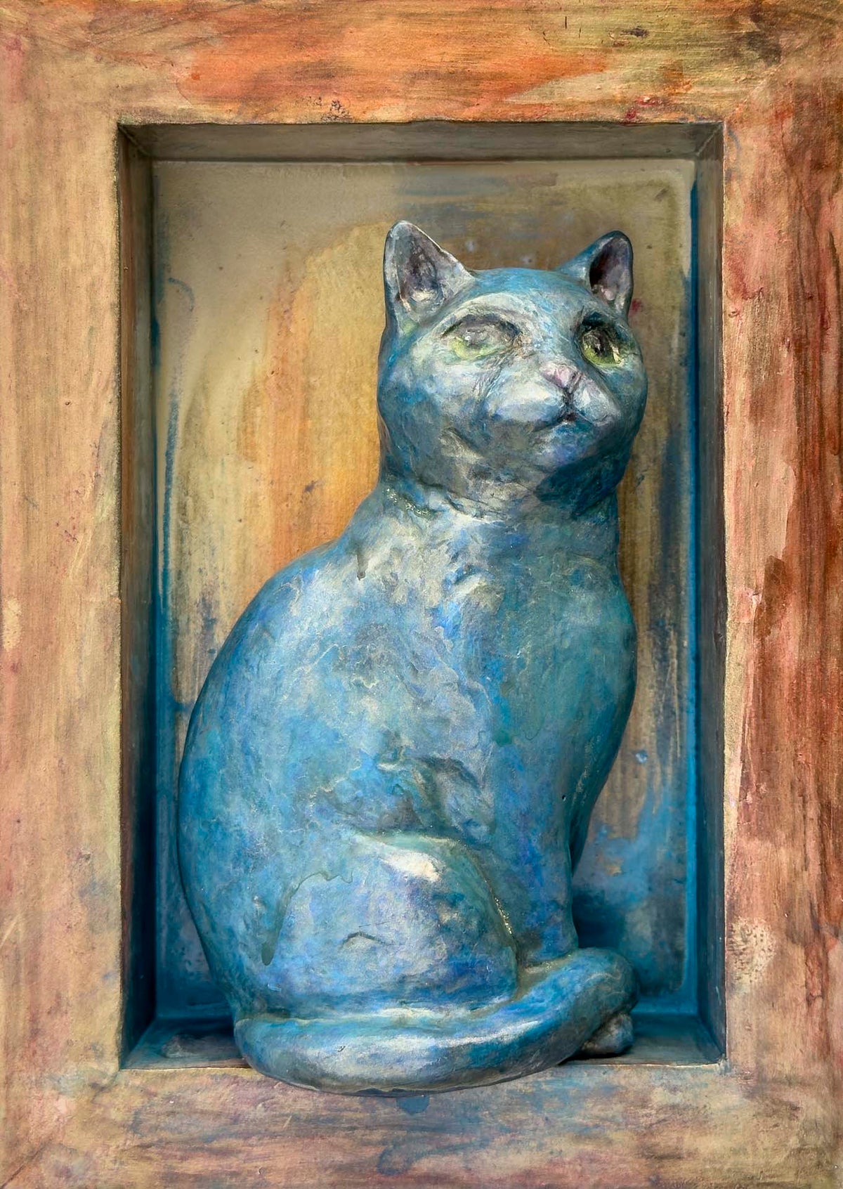 Blue Cat in a Box