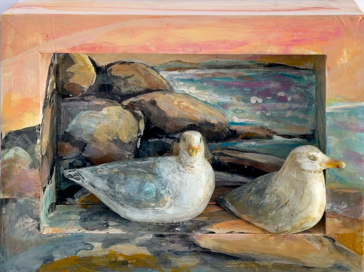 Gulls on the Rocks